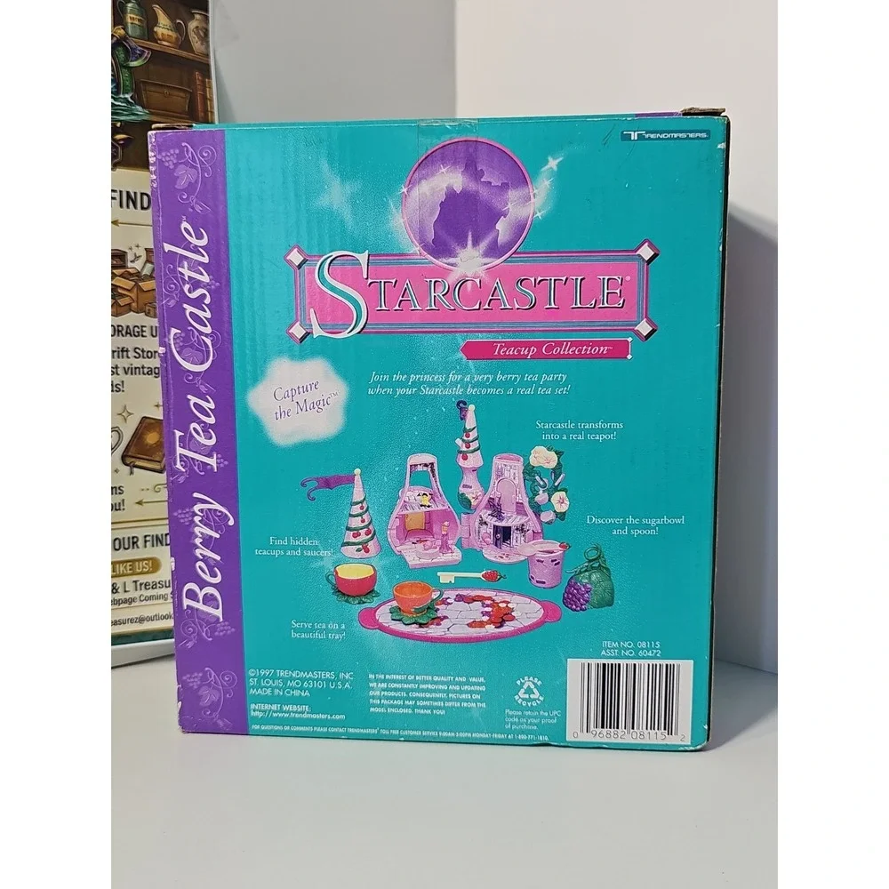 Trendmasters Starcastles Straw Berry Grape Fruit Tea Castle Polly Pocket New NIB